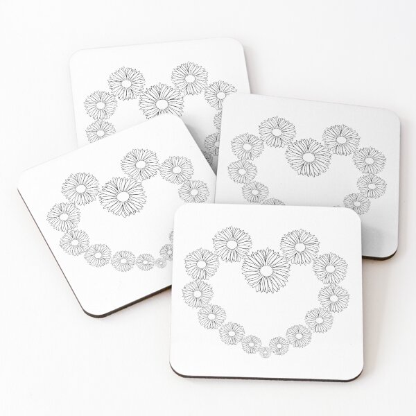 Item preview, Flower Heart Minimalistic Line Art designed and sold by KRISTAHR.