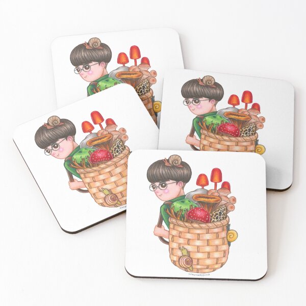 Item preview, Mushroom Hunting Boy designed and sold by PeachyPencil.