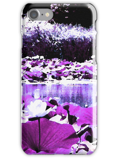"White Water Lotus" iPhone Cases & Skins by Shawna Rowe Redbubble