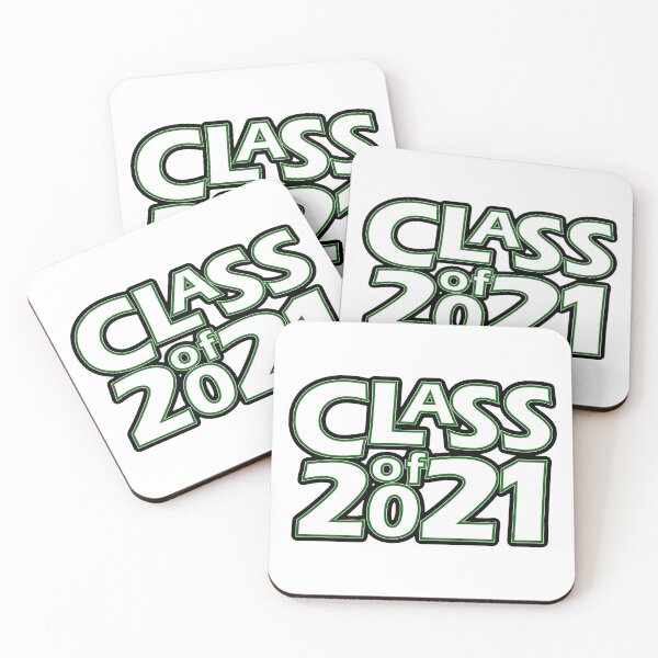 Item preview, Grad Class of 2021 White with a Dark Green Border designed and sold by gkillerb.