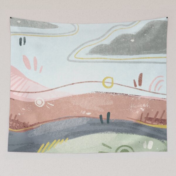 Item preview, Muted Abstract Environment - Graphic Illustration designed and sold by Manda Lyn LaCorte.