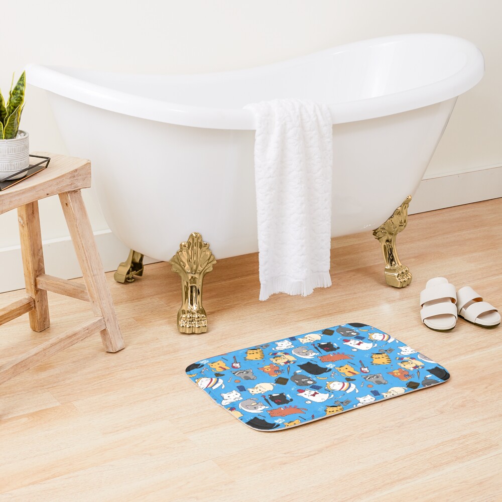 Time Lord Kittens Bath Mat
