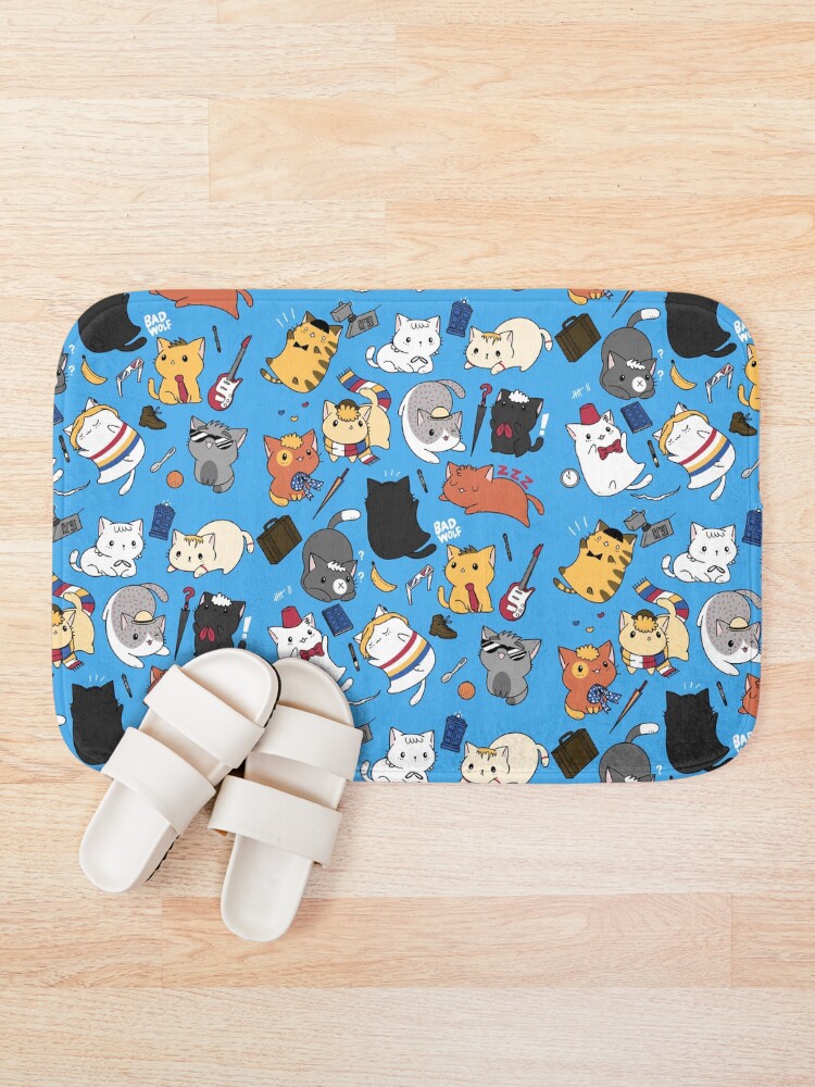 Alternate view of Time Lord Kittens Bath Mat