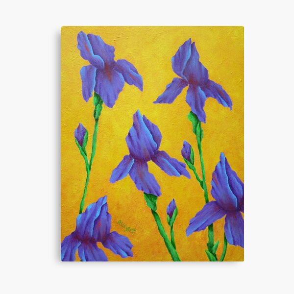 Purple Iris Canvas Print