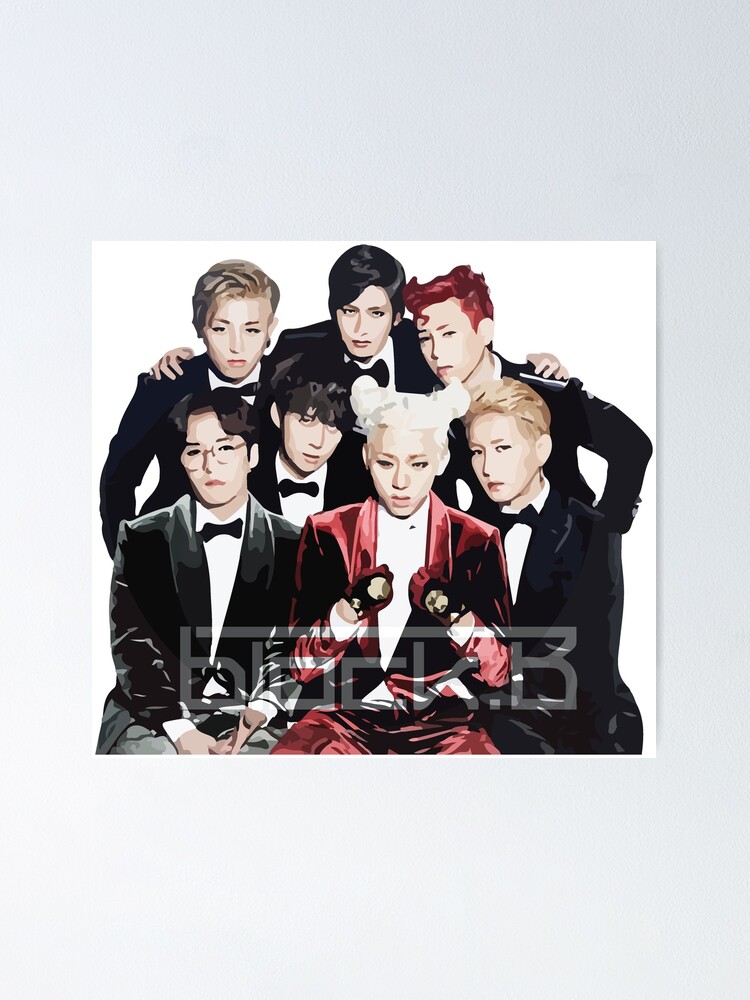 Block B Poster By Scissorcrazy Redbubble