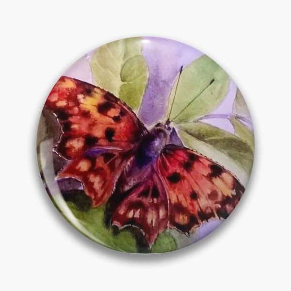 Comma Butterfly Pin