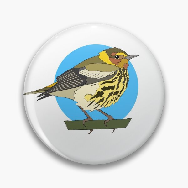Item preview, Clip Art Style Cape May Warbler designed and sold by NewWorldAster.