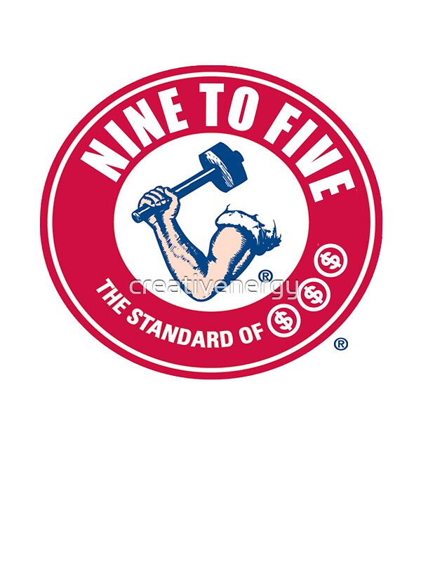 "9 to 5 Arm and Hammer logo" Stickers by Qontez Redbubble