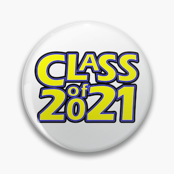 Artikelvorschau, Grad Class of 2021 Yellow with a Blue Border entworfen und verkauft von gkillerb.