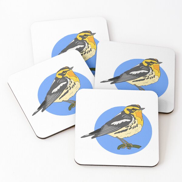 Item preview, Clip Art Style Blackburnian Warbler designed and sold by NewWorldAster.