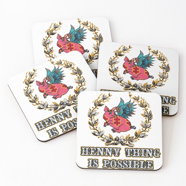 Item preview, Henny Thing is Possible Flying Pig designed and sold by artbyomega.