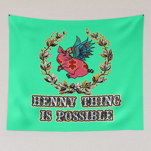 Item preview, Henny Thing is Possible Flying Pig designed and sold by artbyomega.