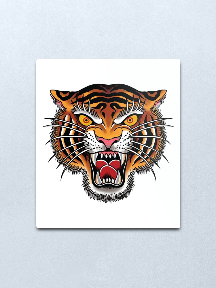 Tiger Head Tattoo Design
