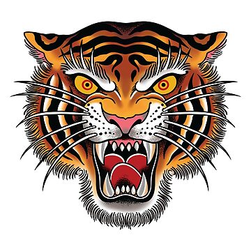 Vorschaubild zum Design Tigerkopf Tattoo Design von SevenRelics