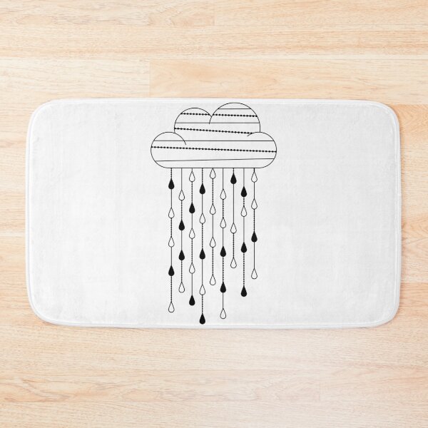 Item preview, Black and White Rain Cloud designed and sold by NJMoxon.