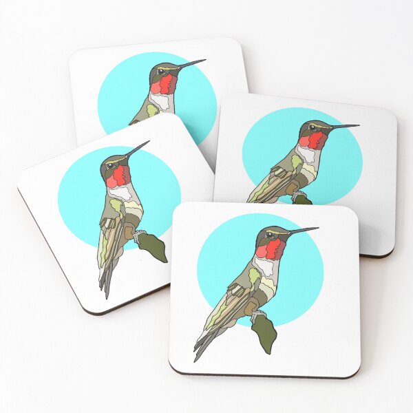 Item preview, Clip Art Style Ruby Throated Hummingbird designed and sold by NewWorldAster.