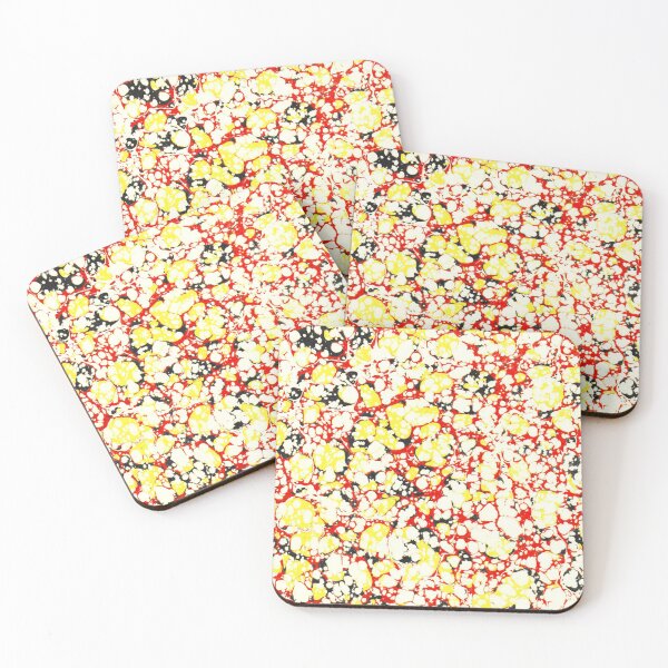 Item preview, Marble Pattern Yellow and Red Palette designed and sold by Niina  Niskanen.