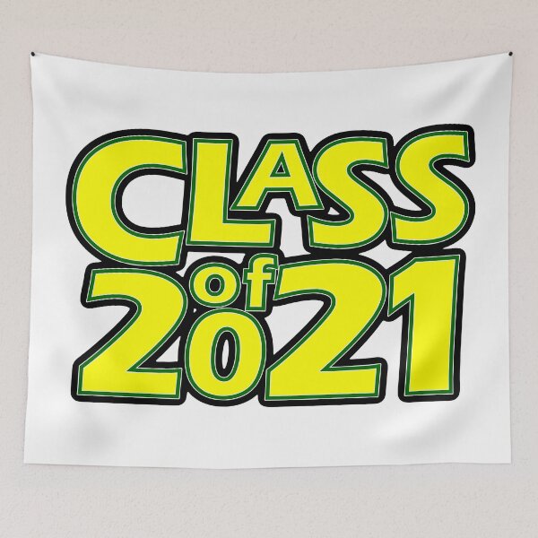 Item preview, Grad Class of 2021 Yellow with a Dark Green Border designed and sold by gkillerb.