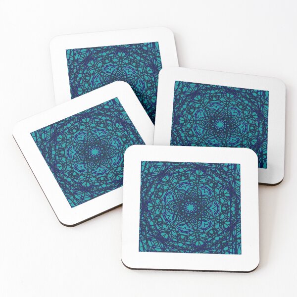 Item preview, blue mandala designed and sold by Alyson Zeller.