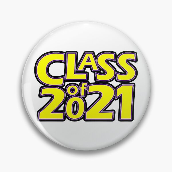 Artikelvorschau, Grad Class of 2021 Yellow with a Dark Purple Border entworfen und verkauft von gkillerb.