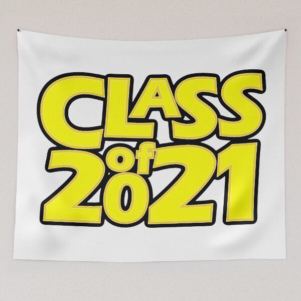 Item preview, Grad Class of 2021 Yellow with a Golden Border designed and sold by gkillerb.