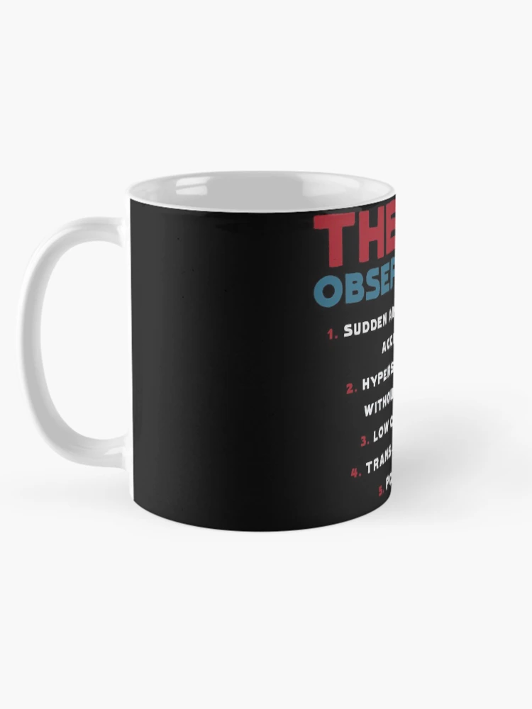 Thumbnail 5 of 6, Coffee Mug, Five Observables (Light Text) designed and sold by Dan Zetterström.