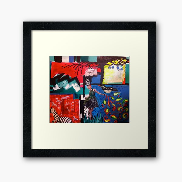 free as a bird Framed Art Print