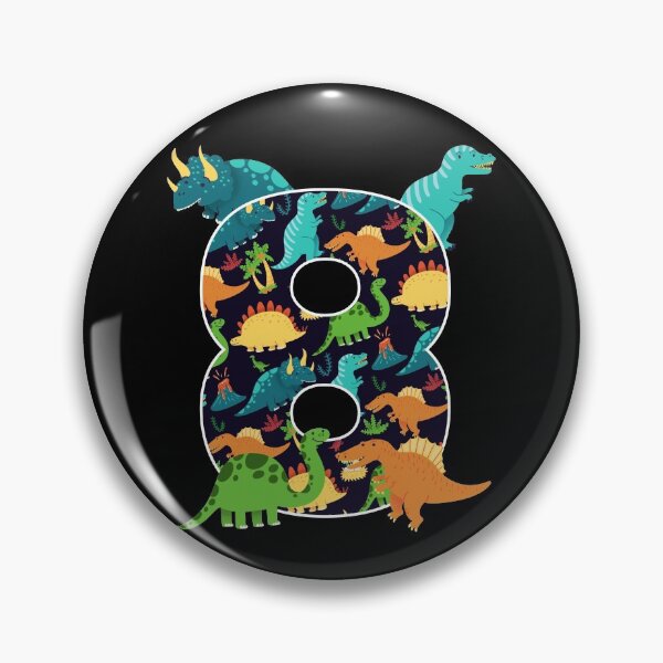 Item preview, Kids 8th Birthday Dinosaur Obsessed 8 Year Old designed and sold by Alex Popo.