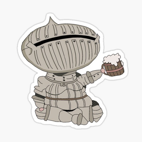 Siegward / Siegmeyer de Catarina Parodia Pegatina