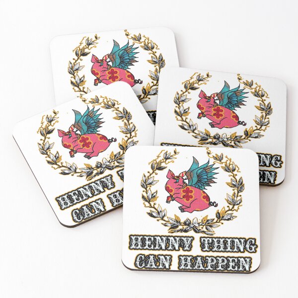 Item preview, Henny Thing can Happen Flying Pig designed and sold by artbyomega.
