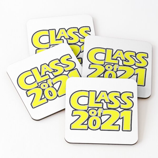 Item preview, Grad Class of 2021 Yellow with a Silver Border designed and sold by gkillerb.
