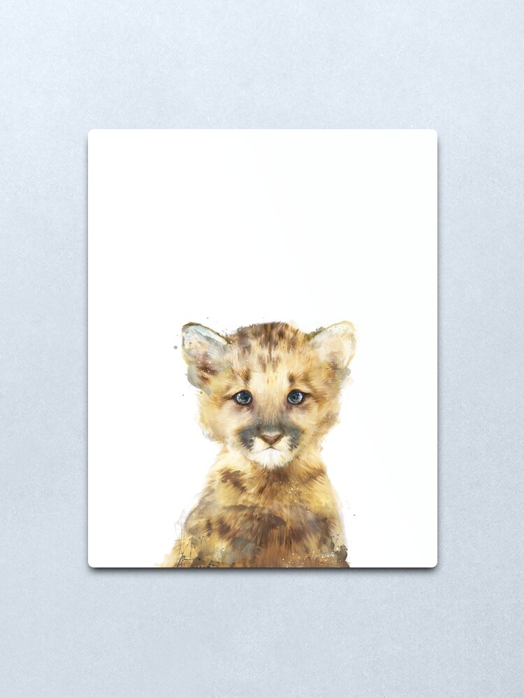 Alternate view of Little Mountain Lion Metal Print