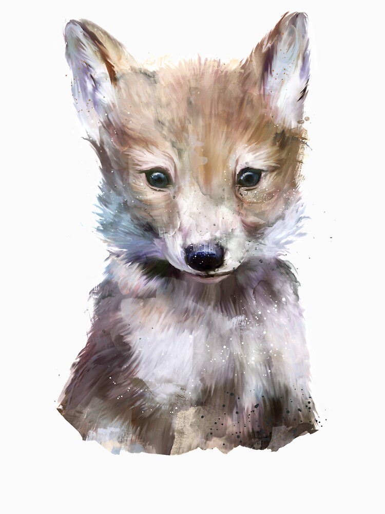 Thumbnail 7 of 7, Classic T-Shirt, Little Wolf designed and sold by Amy Hamilton.