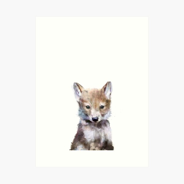 Little Wolf Art Print
