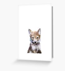 Little Wolf Greeting Card
