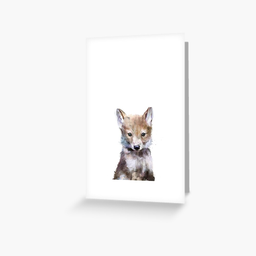 Little Wolf Greeting Card