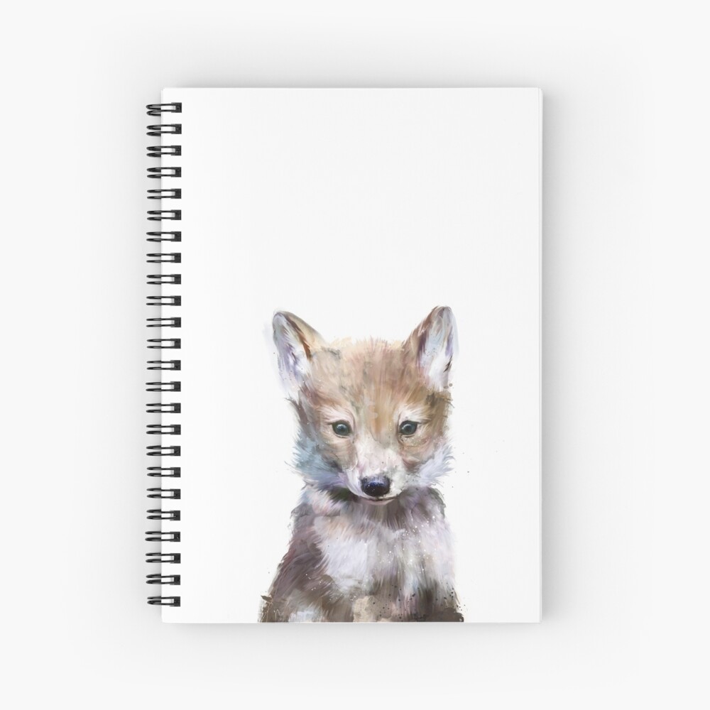 Little Wolf Spiral Notebook