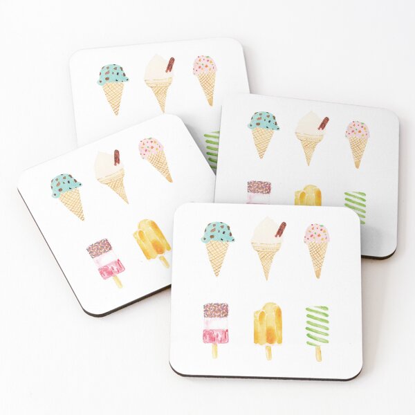 Item preview, ice cream selection designed and sold by cardboardcities.