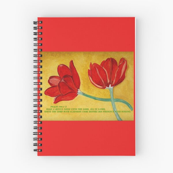 Item preview, Tulips and Psalm 100 designed and sold by Anne Gitto.
