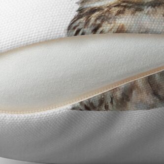 Alternate view of Little Owl Throw Pillow