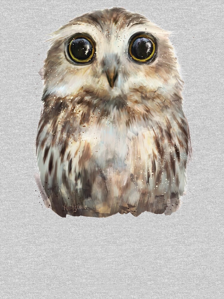 Thumbnail 5 of 5, Toddler Pullover Hoodie, Little Owl designed and sold by AmyHamilton.