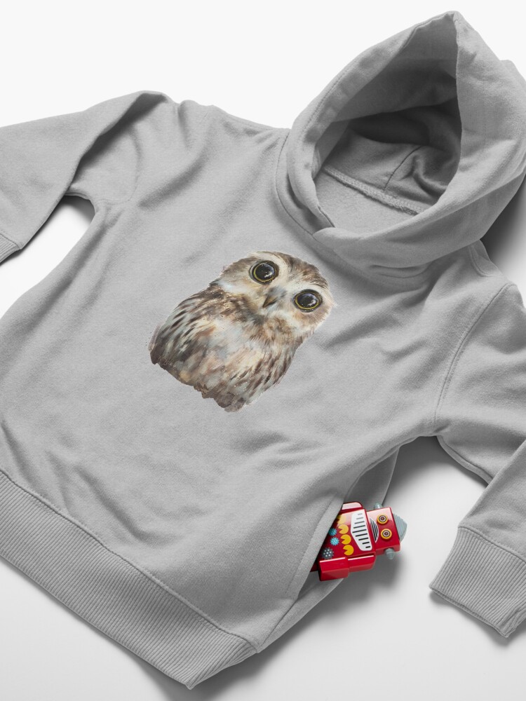 Alternate view of Little Owl Toddler Pullover Hoodie