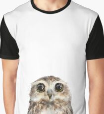 Kleine Eule Grafik T-Shirt