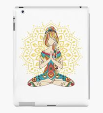 Yoga Om Chakras Mindfulness Meditation Zen 4 iPad Case/Skin