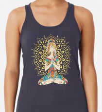 Yoga Om Chakras Mindfulness Meditation Zen 4 Racerback Tank Top