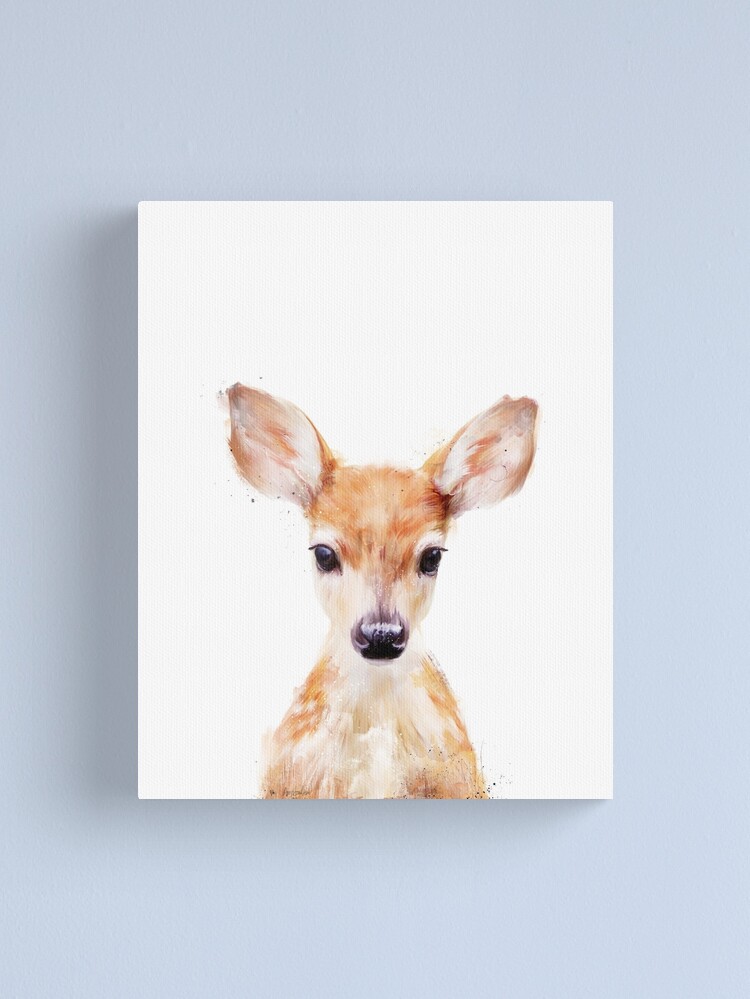 Thumbnail 2 of 3, Canvas Print, Little Deer designed and sold by Amy Hamilton.