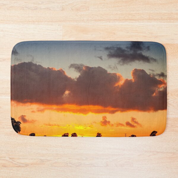 Item preview, Orange Sunset with Trees designed and sold by FOLK ART FUSION by heidiannemorris.