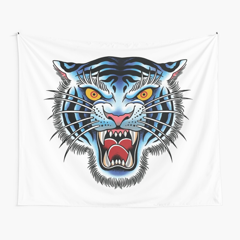 Bengal White Tiger Head Shirt