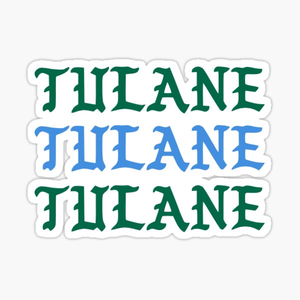 Tulane Sticker