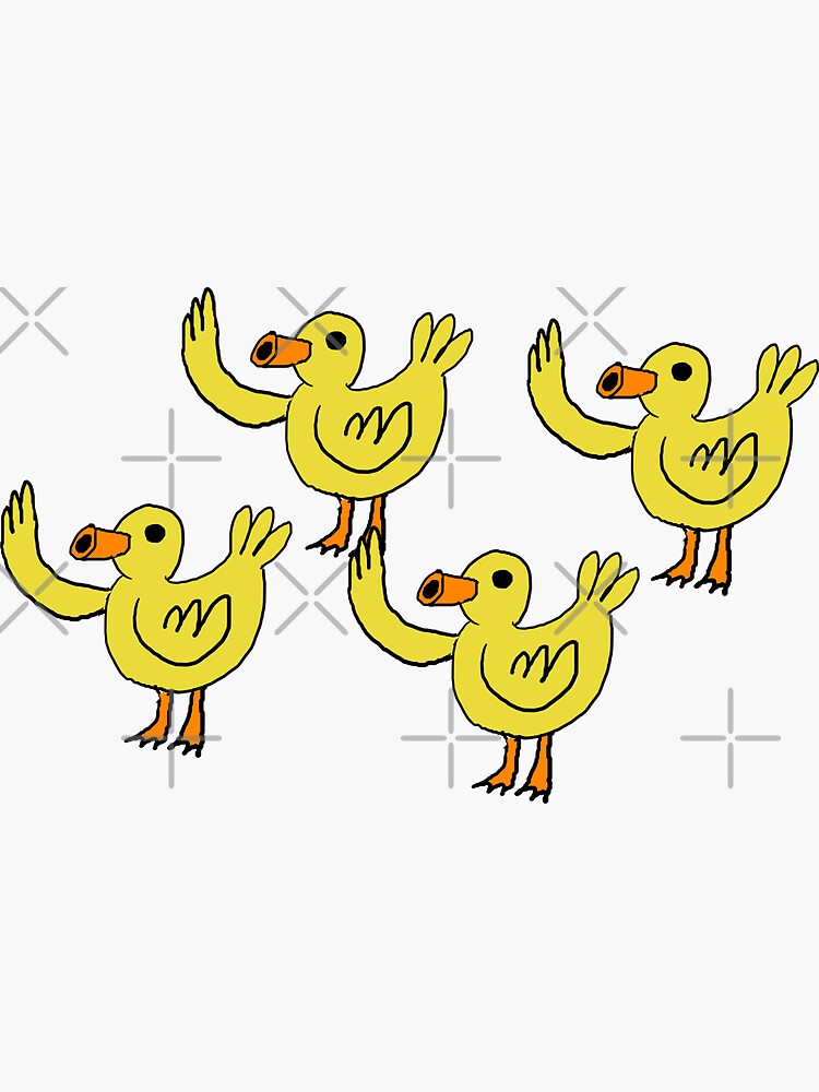 "A bunch of baby ducks Regular Show" Sticker for Sale by kestrada2906